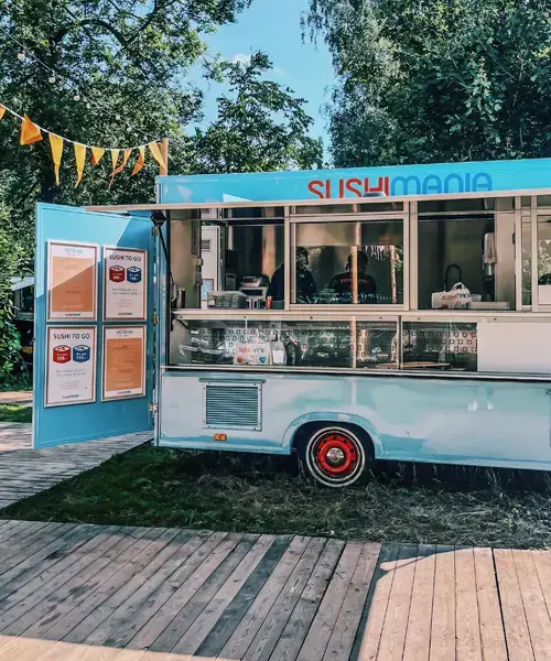 Sushimanias foodtruck fra siden