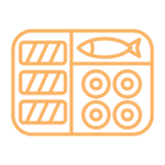 Bilede af sushi box