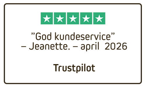 billede af Trustpilot anmeldelse